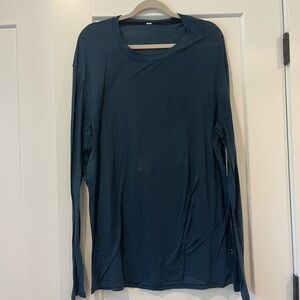 lululemon athletica Men's Dark Teal Long Sleeve Shirt